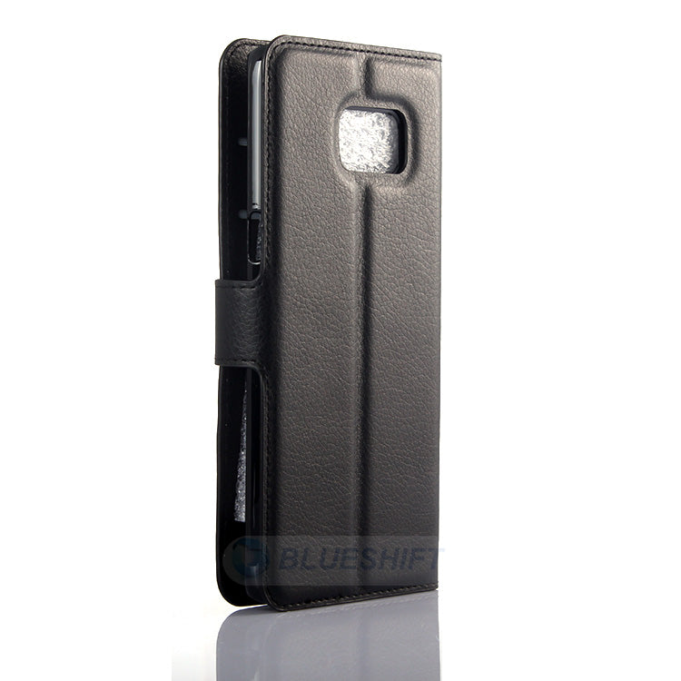 Galaxy S6 Edge Plus Pu Wallet Case [Black]