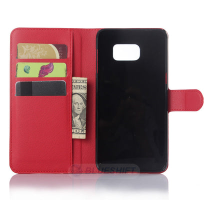Galaxy S6 Edge Plus Pu Wallet Case [Red]