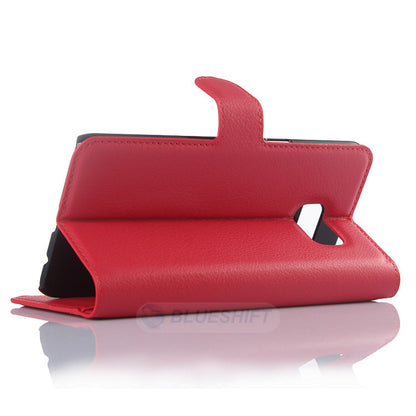 Galaxy S6 Edge Plus Pu Wallet Case [Red]