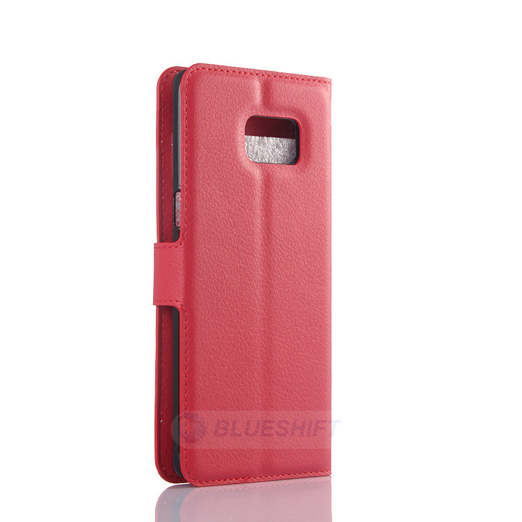 Galaxy S6 Edge Plus Pu Wallet Case [Red]