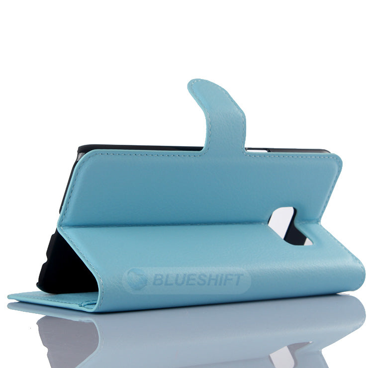 Galaxy S6 Edge Plus Pu Wallet Case [Lightblue]