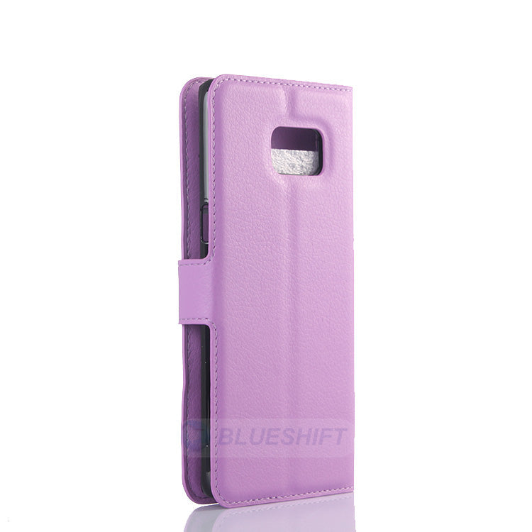 Galaxy S6 Edge Plus Pu Wallet Case [Purple]