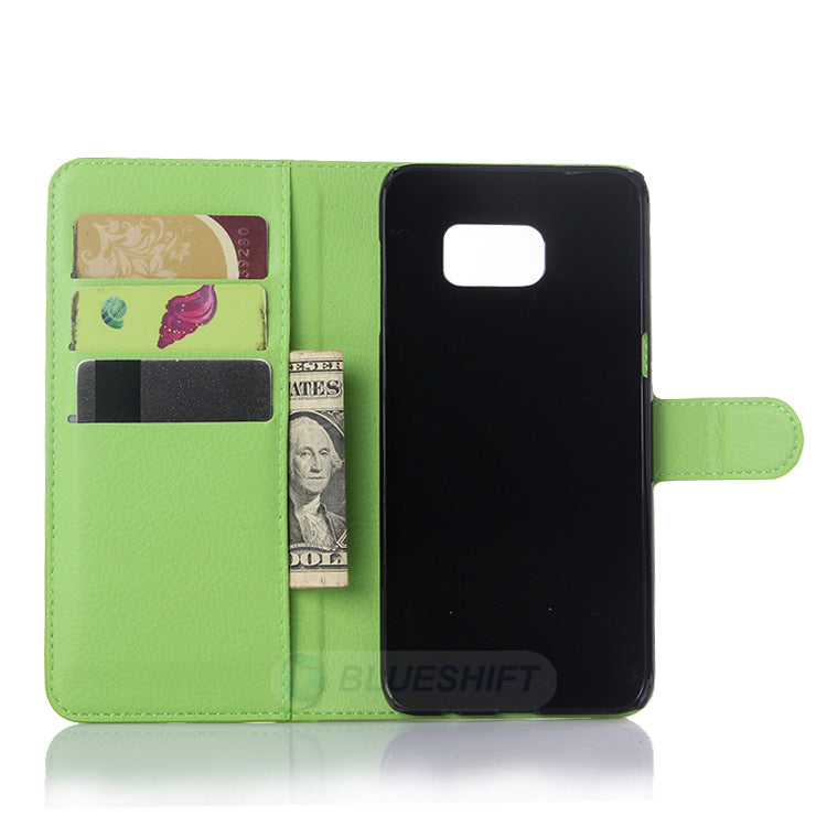 Galaxy S6 Edge Plus Pu Wallet Case [Green]