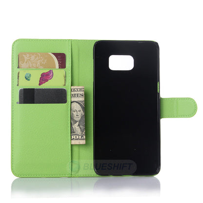 Galaxy S6 Edge Plus Pu Wallet Case [Green]
