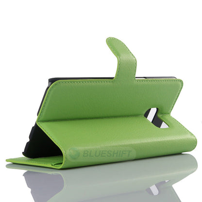 Galaxy S6 Edge Plus Pu Wallet Case [Green]