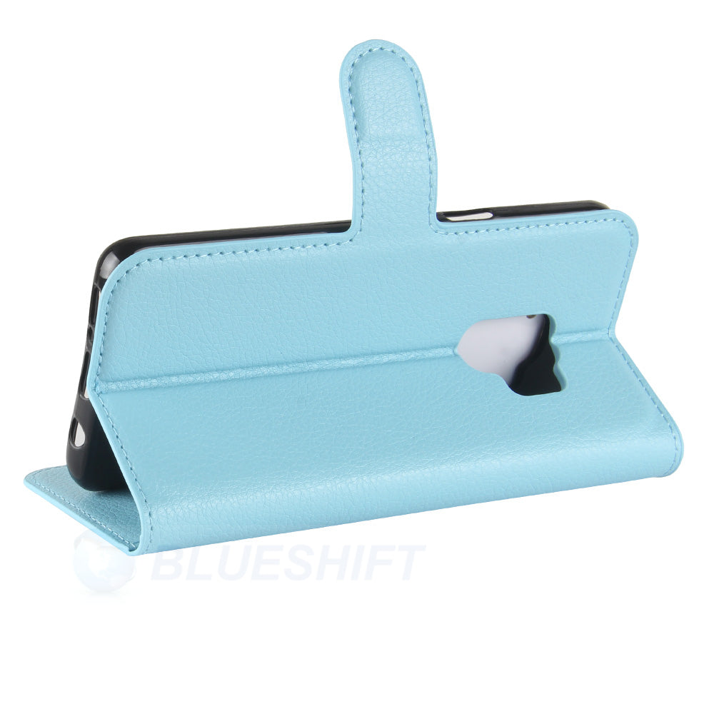 Galaxy S9 Pu Wallet Case [Lightblue]