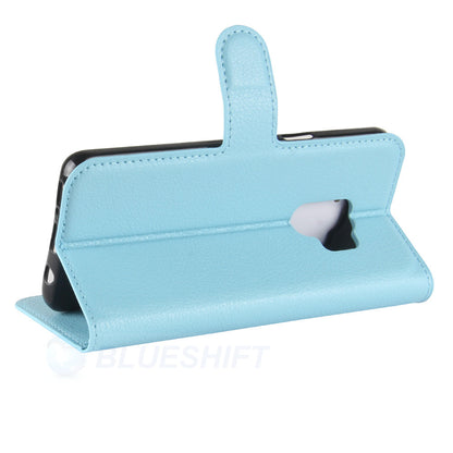 Galaxy S9 Pu Wallet Case [Lightblue]