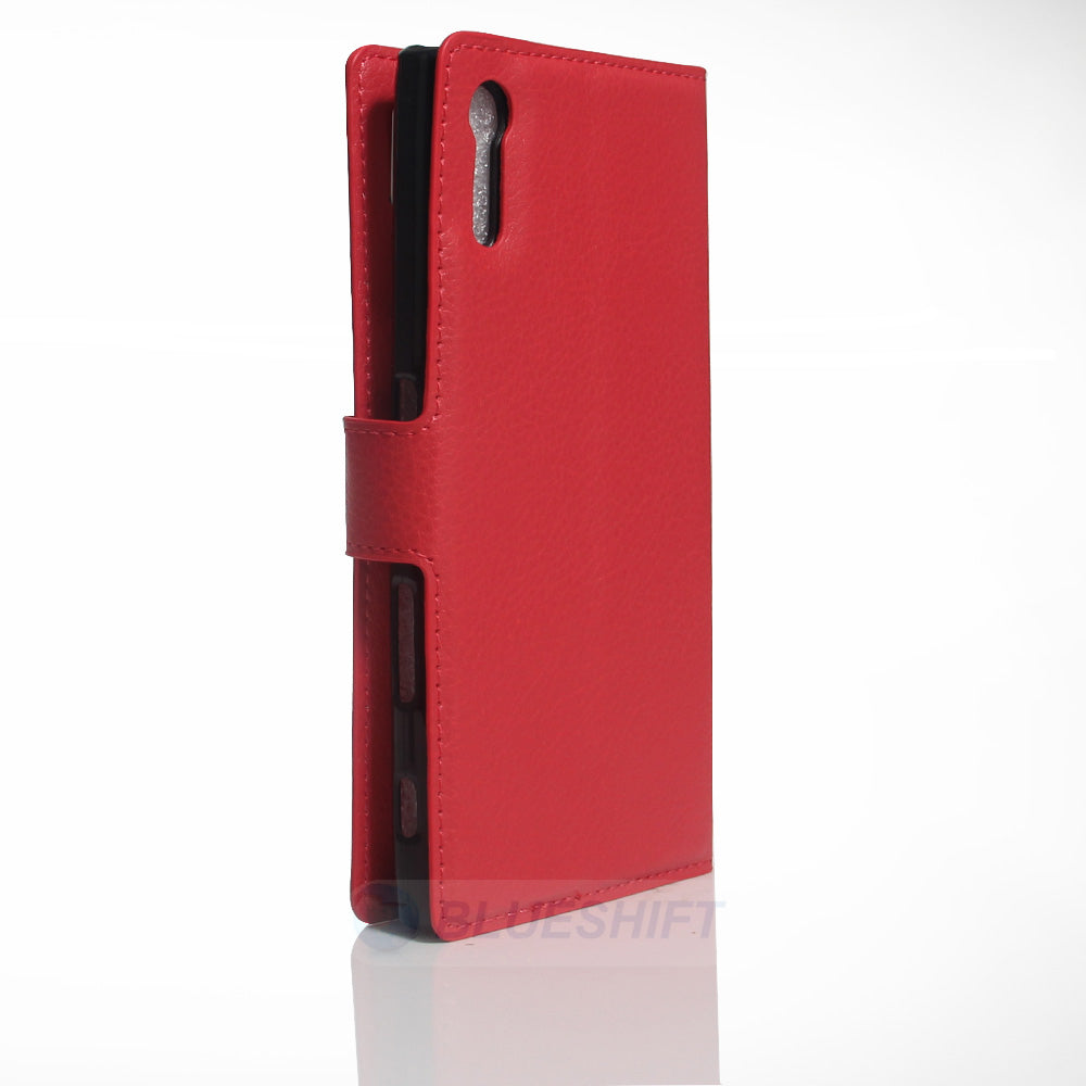 Xperia Xz Pu Wallet Case [Red]