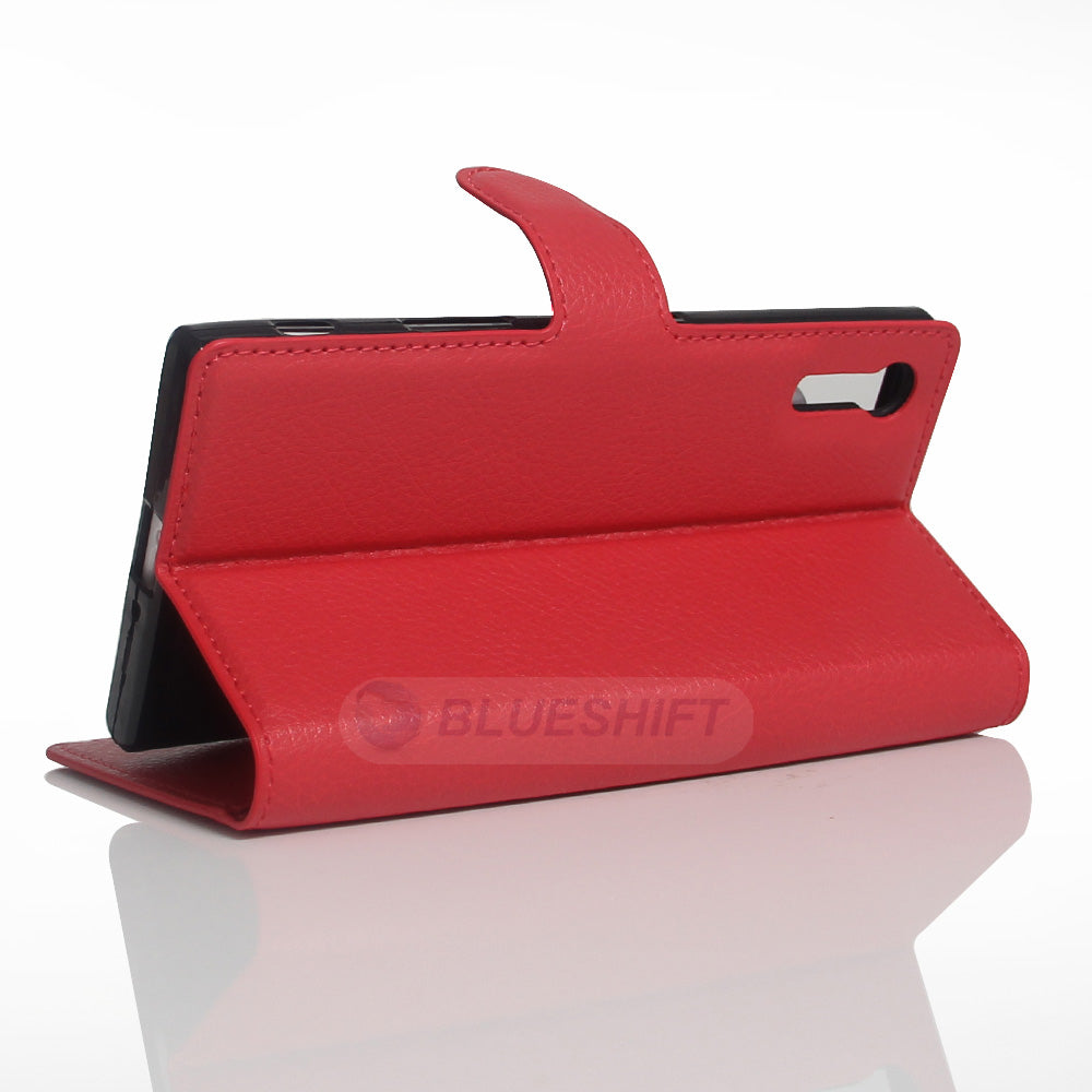 Xperia Xz Pu Wallet Case [Red]