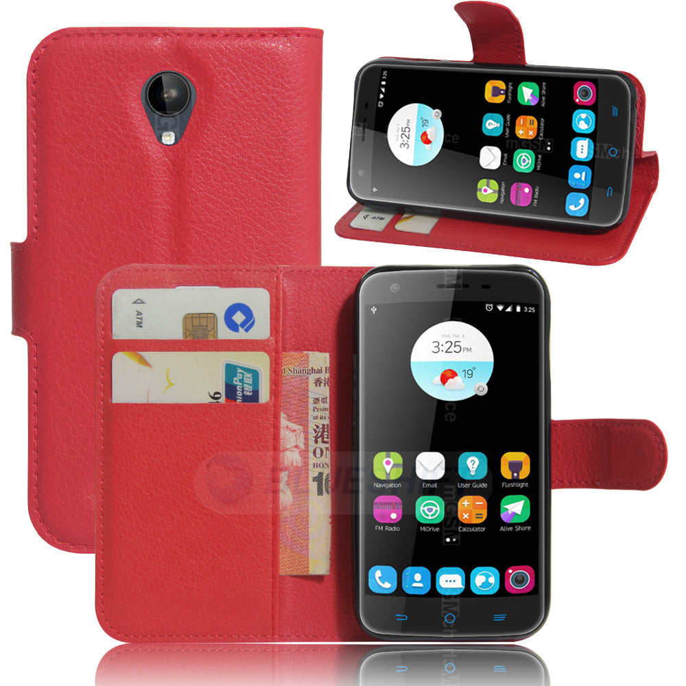 Spark Plus Pu Wallet Case [Red]