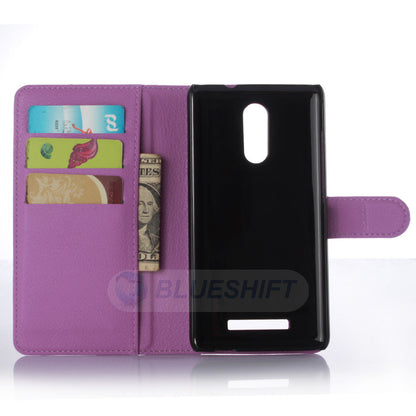 Xiaomi Redmi Note 3 Pu Wallet Case [Purple]