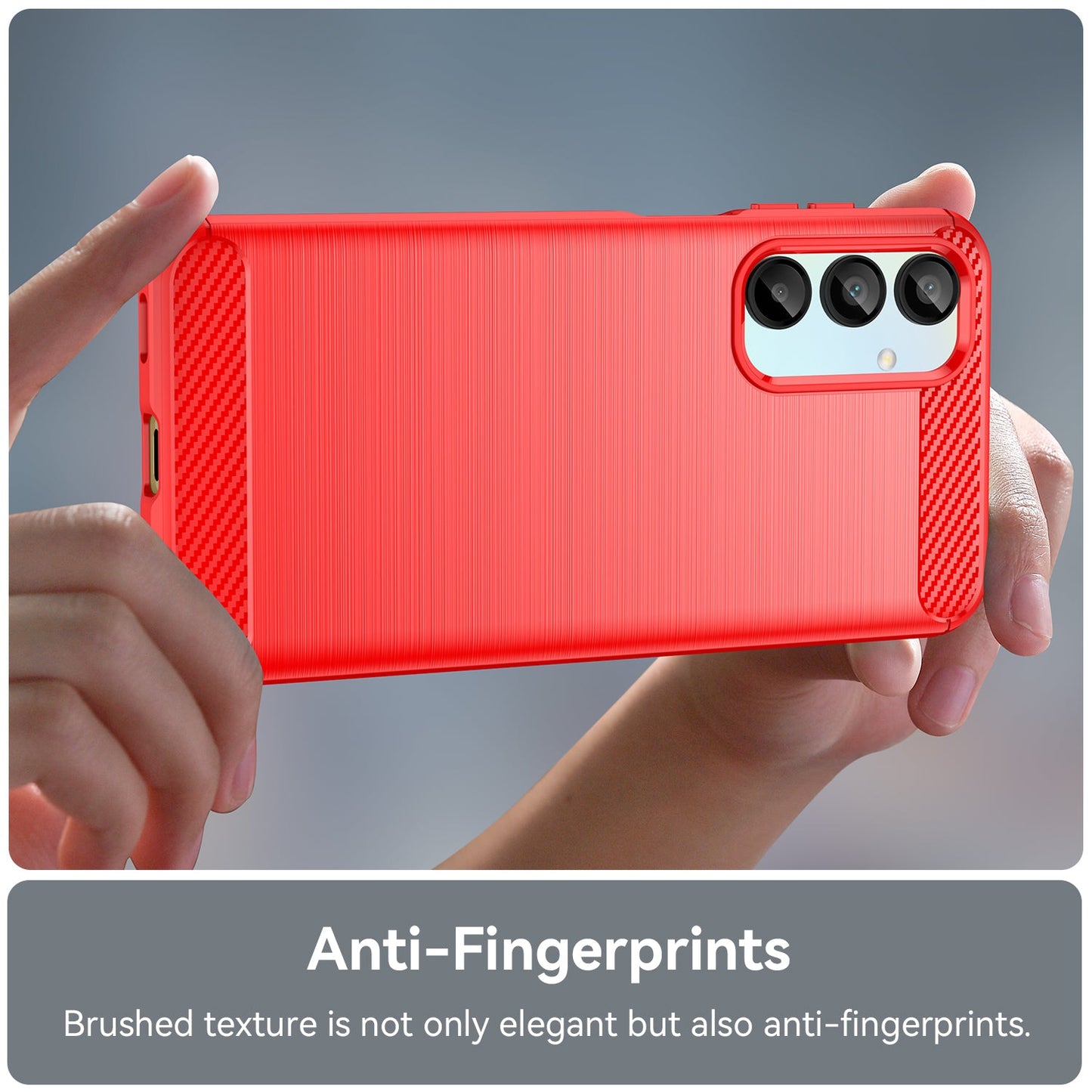 Galaxy A16 5G Carbon Fibre Case [Red]