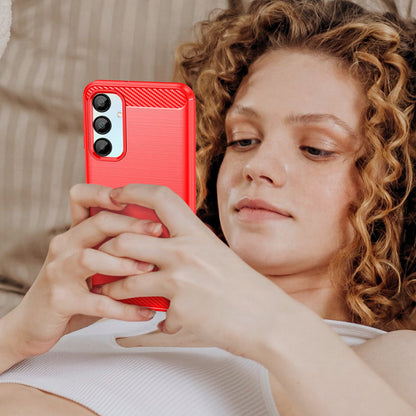 Galaxy A16 5G Carbon Fibre Case [Red]