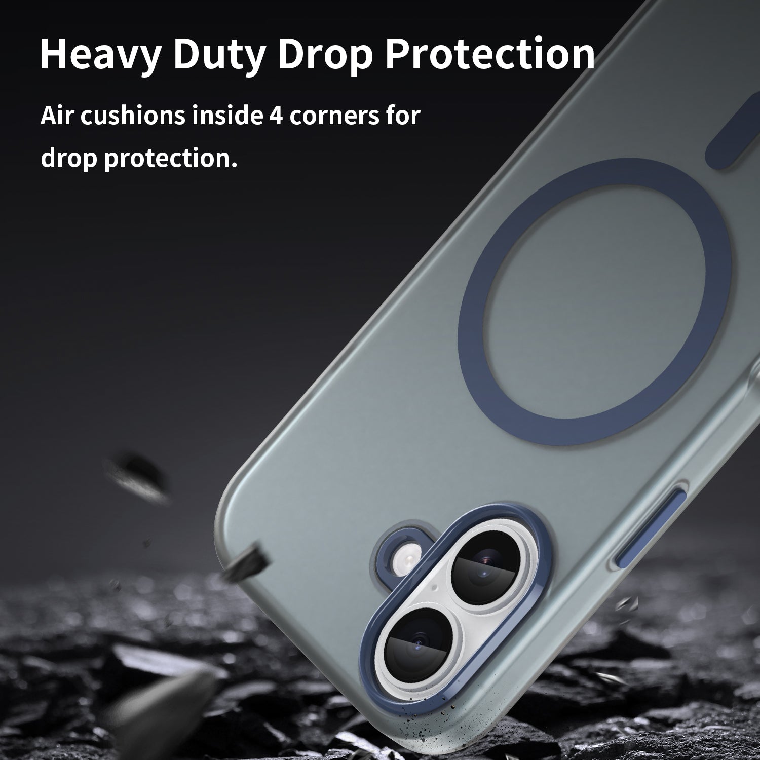 Iphone 17 Magsafe Soft Matte Case [Navy]