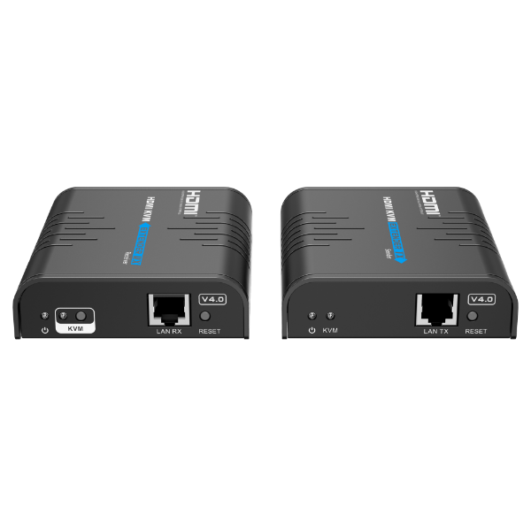 LENKENG HDMI KVM Extender Over Single Cat5E/6 up to 120M Multipoint/Point to Point. (LKV373KVM-4-0)