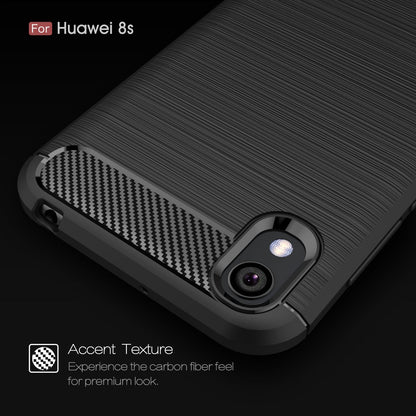 Huawei Y5 2019 Carbon Fibre Case Black