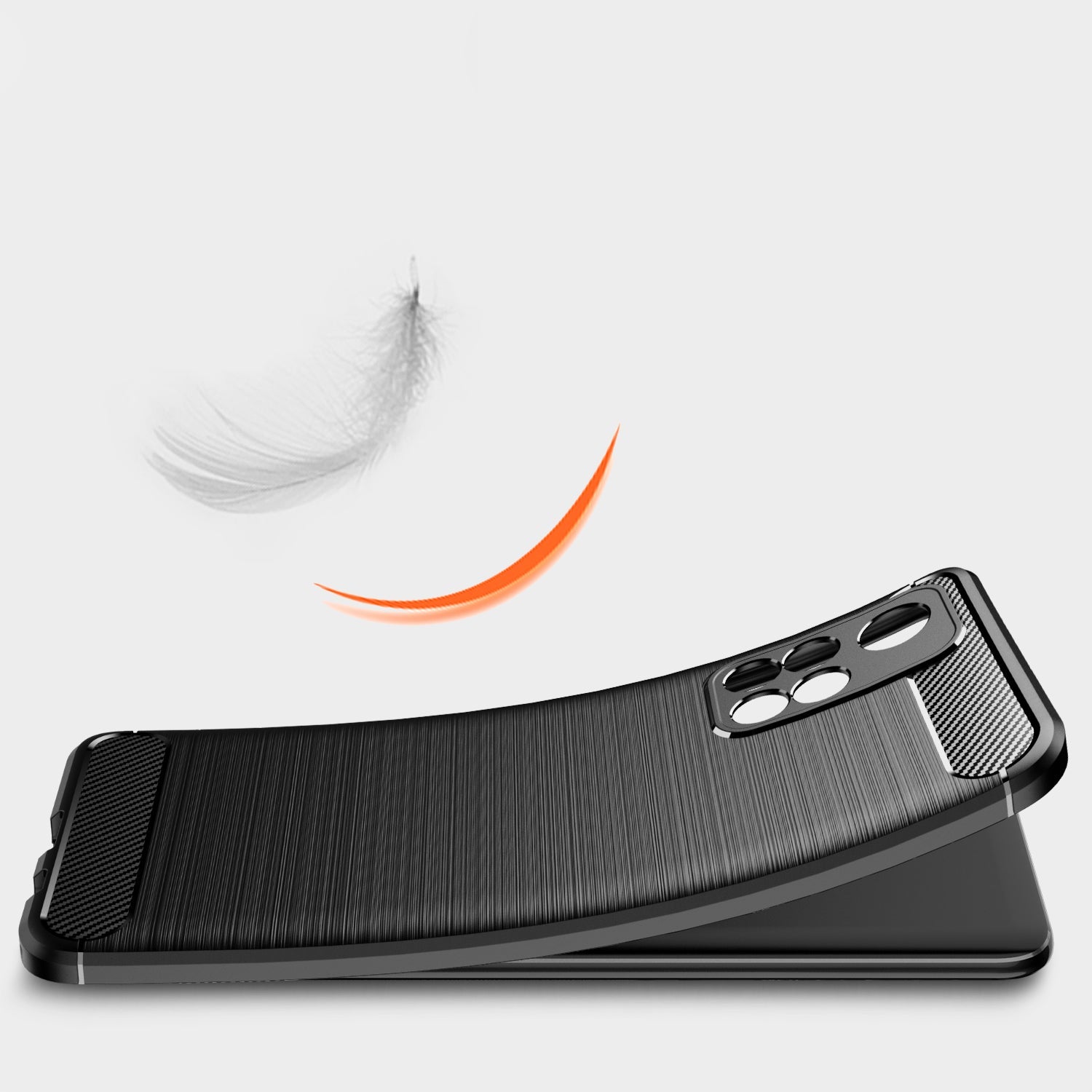 Xiaomi Poco M4 Pro 5G Carbon Fibre Case Navy