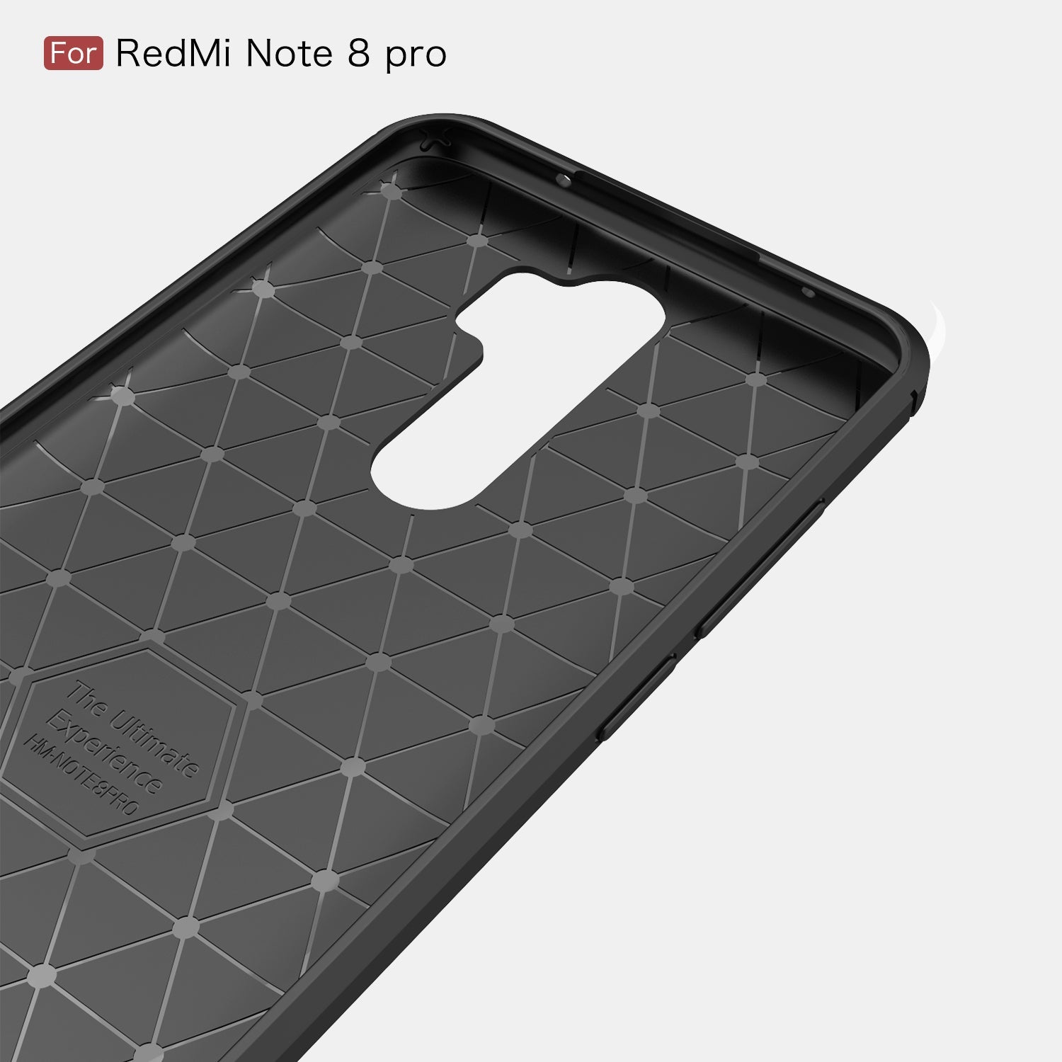 Xiaomi Redmi Note 8 Pro Carbon Fibre Case Navy