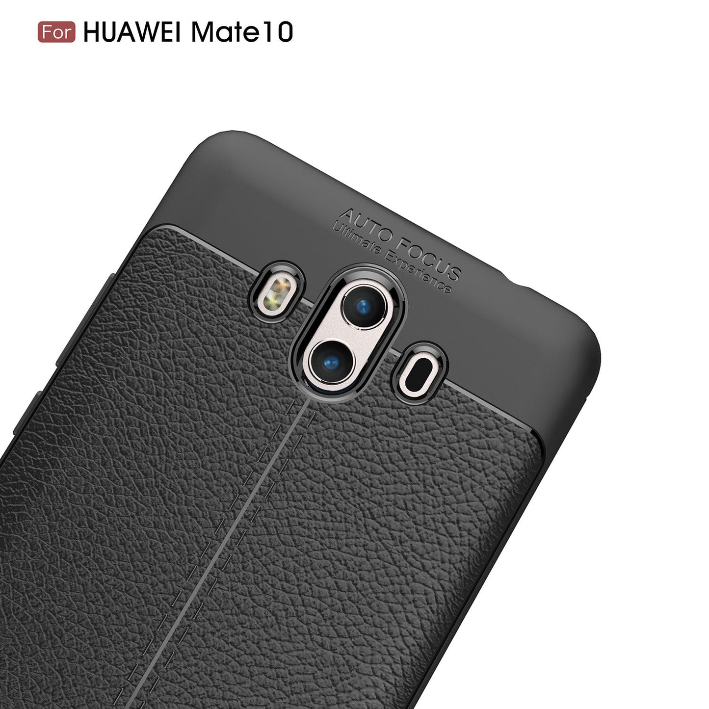 Huawei Mate 10 Leather Texture Case Red