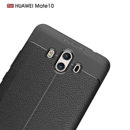 Huawei Mate 10 Leather Texture Case Red