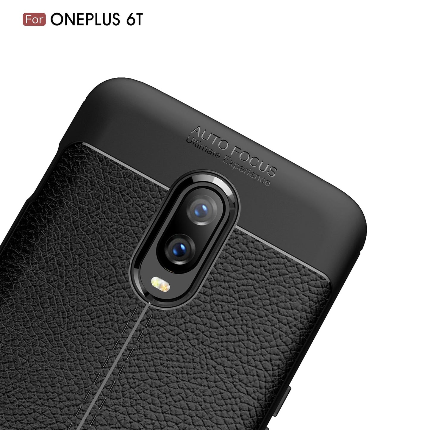 Oneplus 6T Leather Texture Case Navy