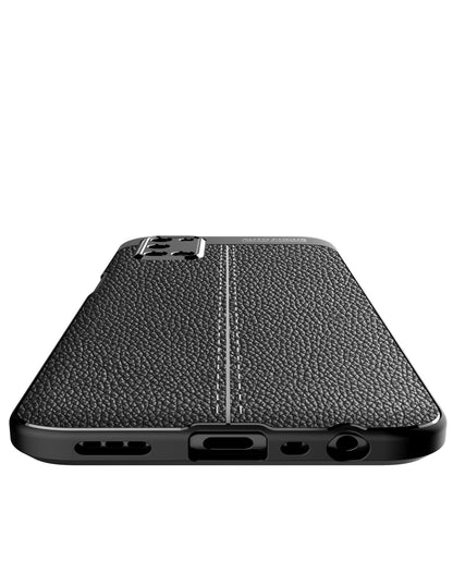 OPPO A52/A72 Leather Texture Case Black