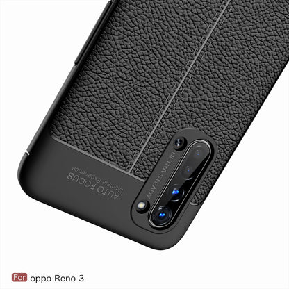 OPPO Find X2 Lite Leather Texture Case Navy