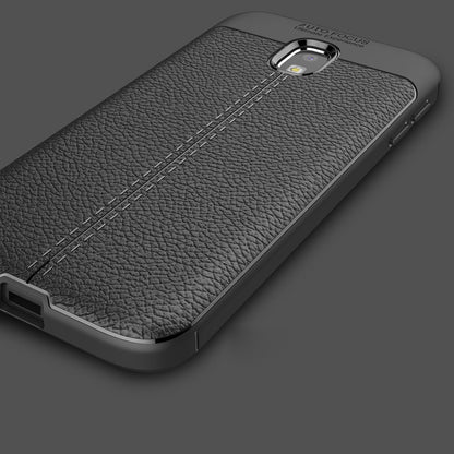 Samsung Galaxy J3 Pro/J3 2017 Leather Texture Case Black