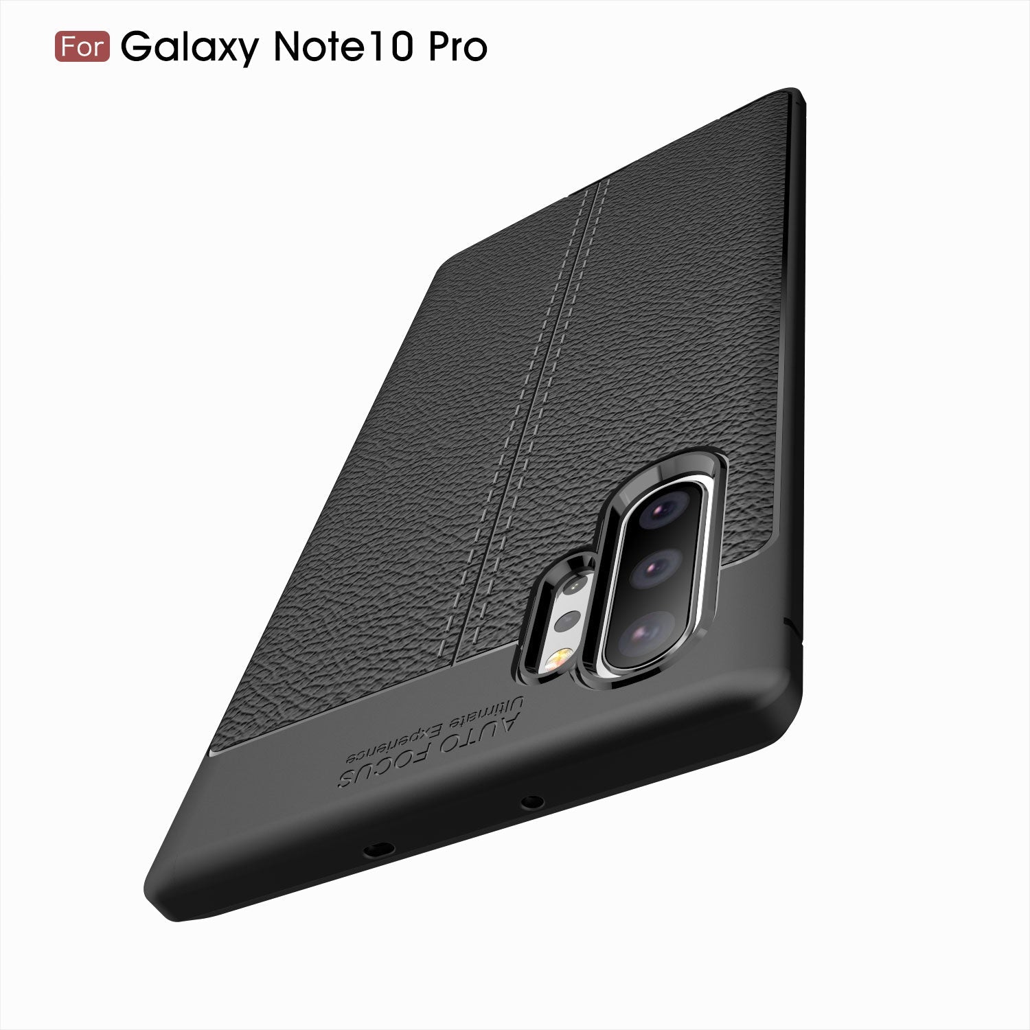 Samsung Galaxy Note 10 Plus Leather Texture Case Red