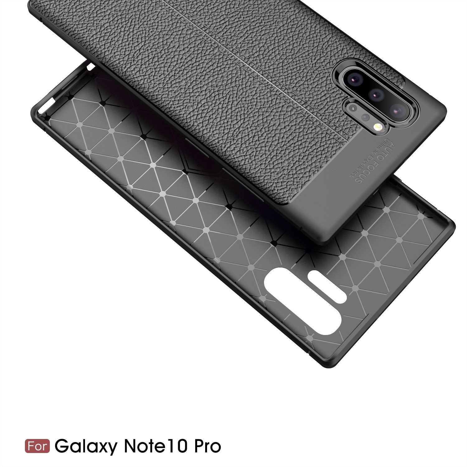 Samsung Galaxy Note 10 Plus Leather Texture Case Red
