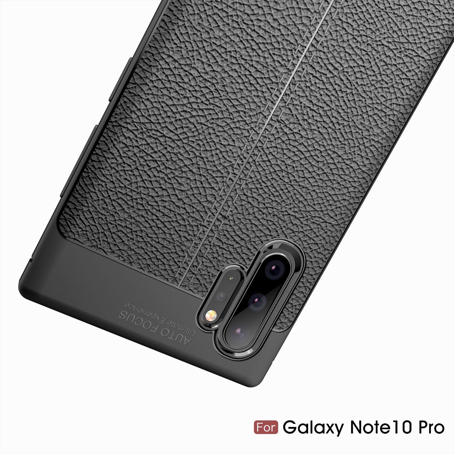 Samsung Galaxy Note 10 Plus Leather Texture Case Red