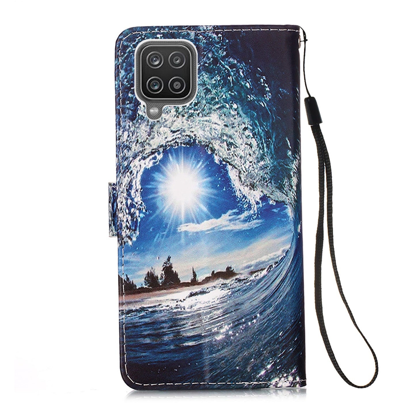 Samsung Galaxy A12 Designer PU Case SeaWave