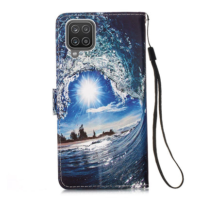 Samsung Galaxy A12 Designer PU Case SeaWave
