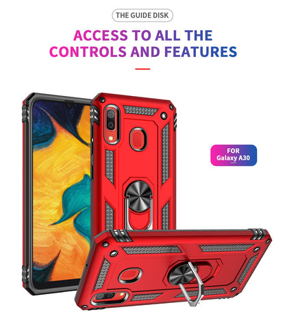 Galaxy A20 Military Armour Case [Red]