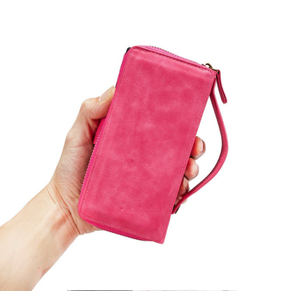 Samsung Galaxy S21 Deluxe Zipper Case Rose