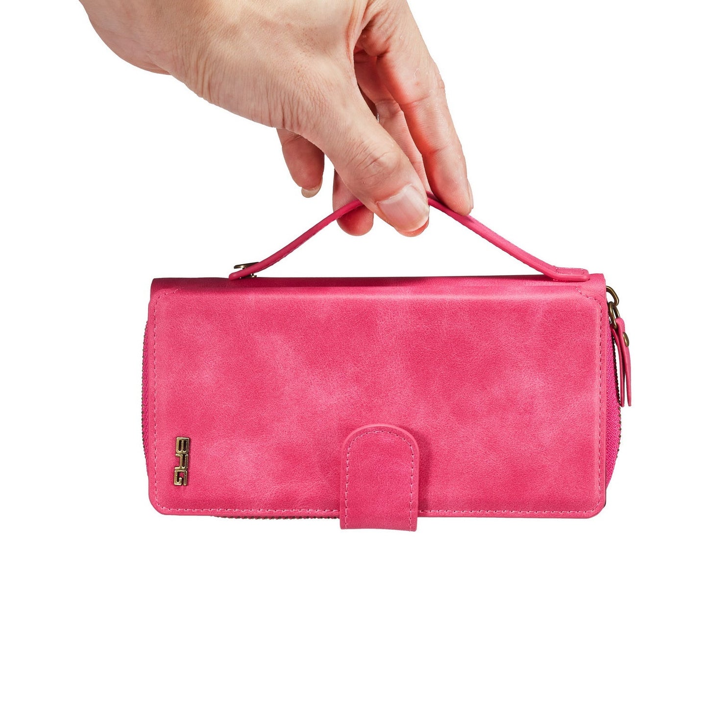 Samsung Galaxy S21 Deluxe Zipper Case Rose