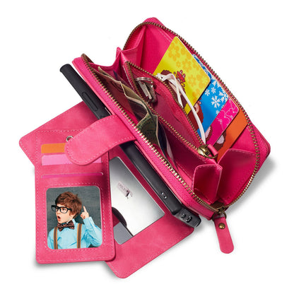 Samsung Galaxy S21 Deluxe Zipper Case Rose
