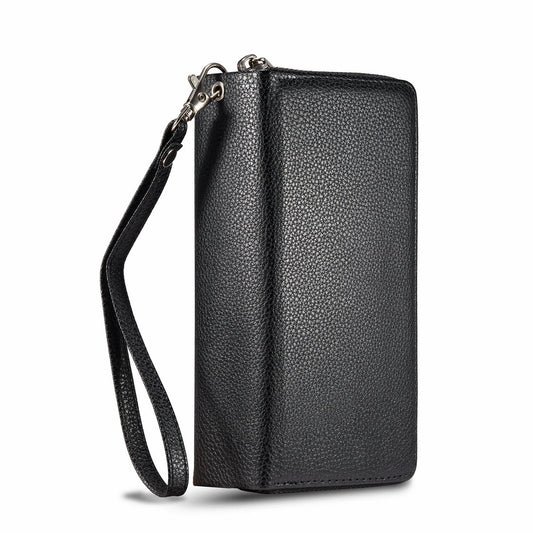 Samsung Galaxy S21 Ultra Zipper Wallet Case Black