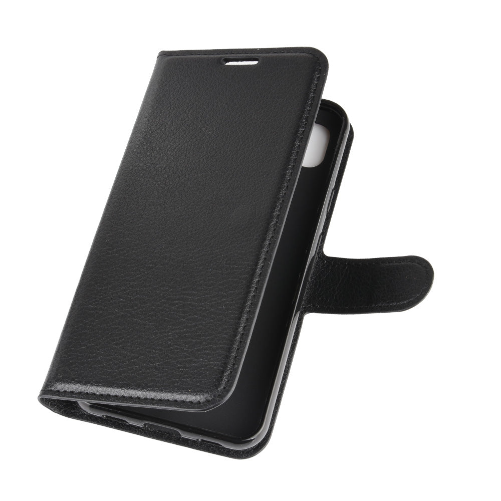 Google Pixel 4A 4G Pu Wallet Case [Black]