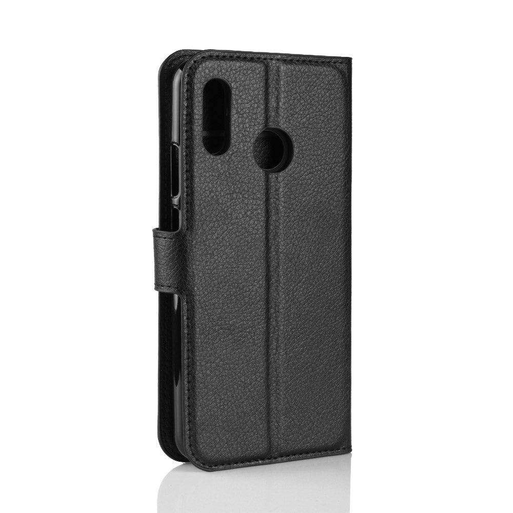 Huawei Nova 3I Pu Wallet Case [Black]