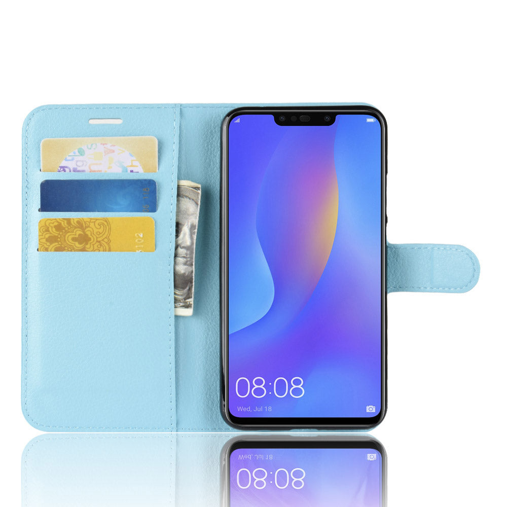 Huawei Nova 3I Pu Wallet Case [Lightblue]