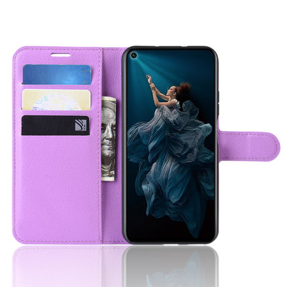 Huawei Nova 5T Pu Wallet Case [Purple]