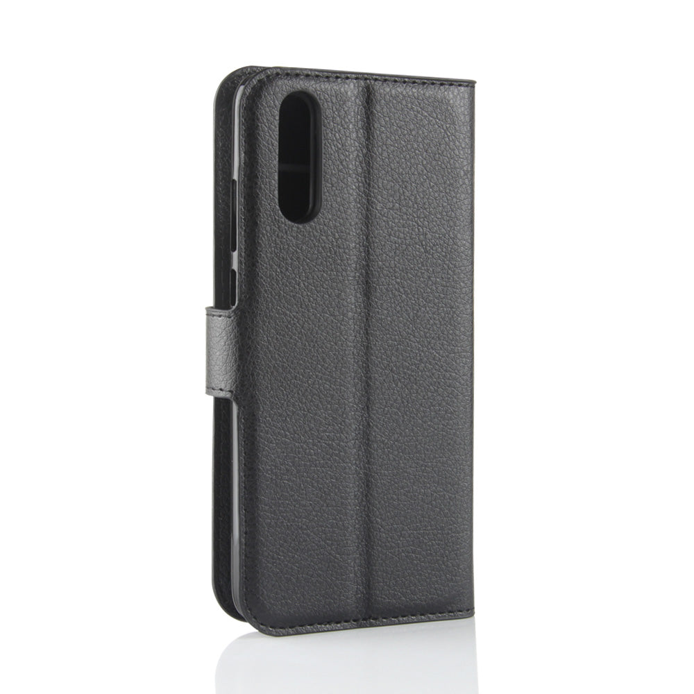 Huawei P20 Pu Wallet Case [Black]