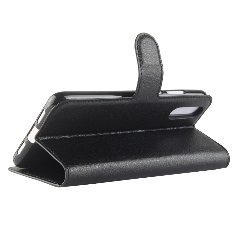 Huawei P20 Pu Wallet Case [Black]