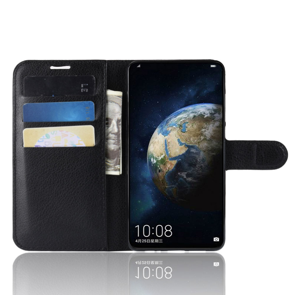 Huawei P30 Pu Wallet Case [Black]