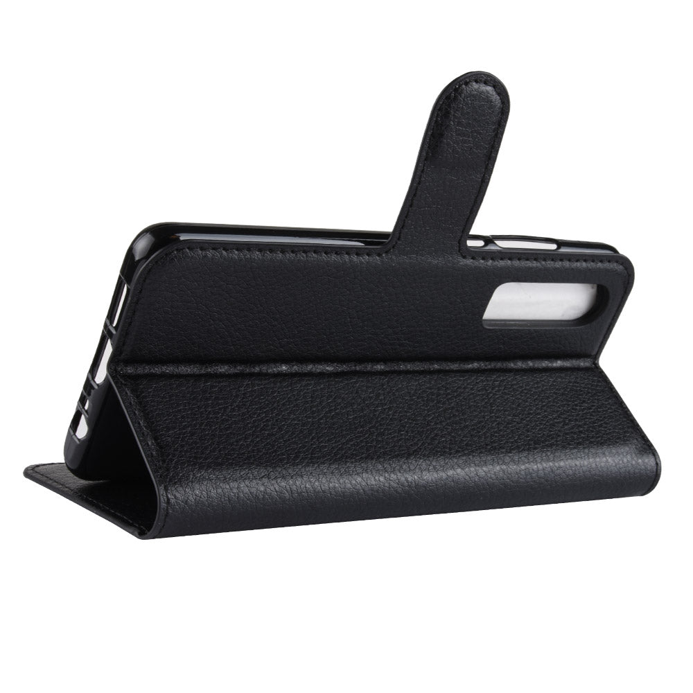 Huawei P30 Pu Wallet Case [Black]