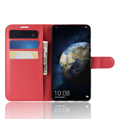 Huawei P30 Pu Wallet Case [Red]