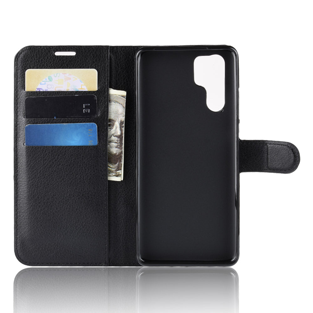 Huawei P30 Pro Pu Wallet Case [Black]