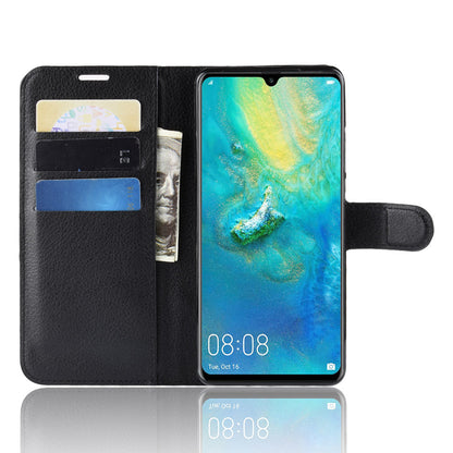 Huawei P30 Pro Pu Wallet Case [Black]