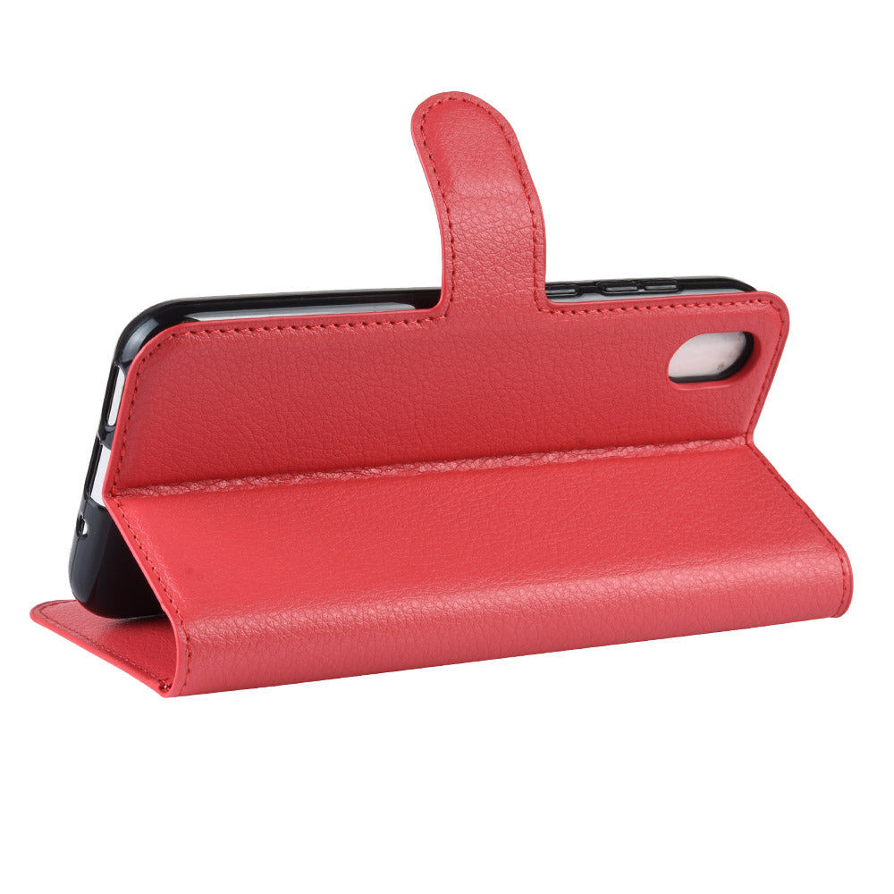 Huawei Y5 2019 Pu Wallet Case [Red]